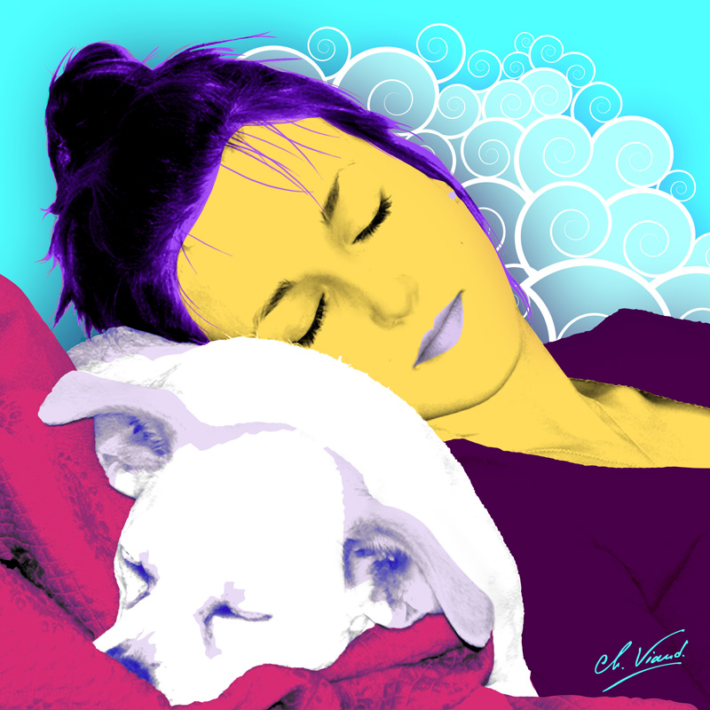 Portrait personalisé façon Andy Warhol