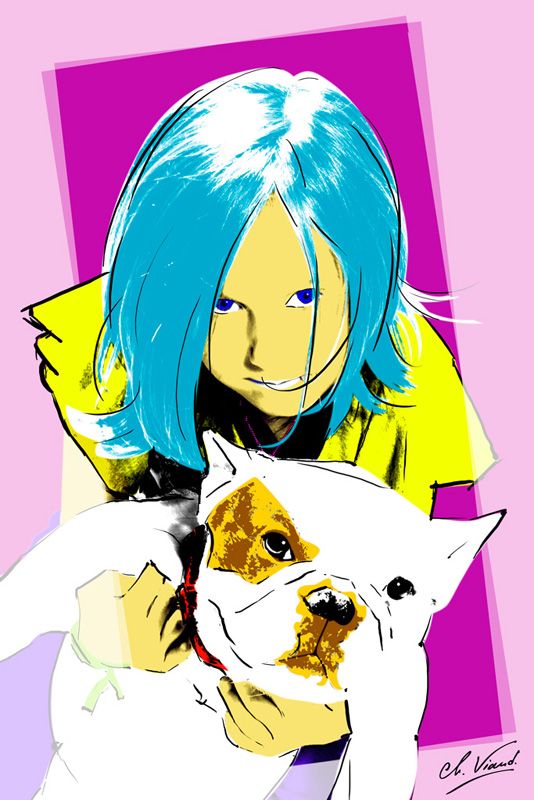 Portrait personalisé façon Andy Warhol