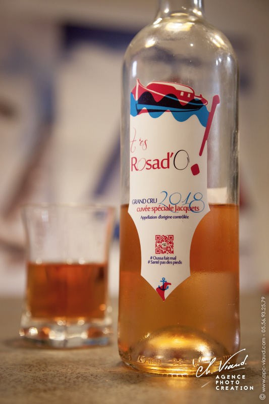 Etiquette de Vin rosé personnalisée