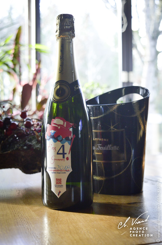 Etiquette de Vin Champagne personnalisée