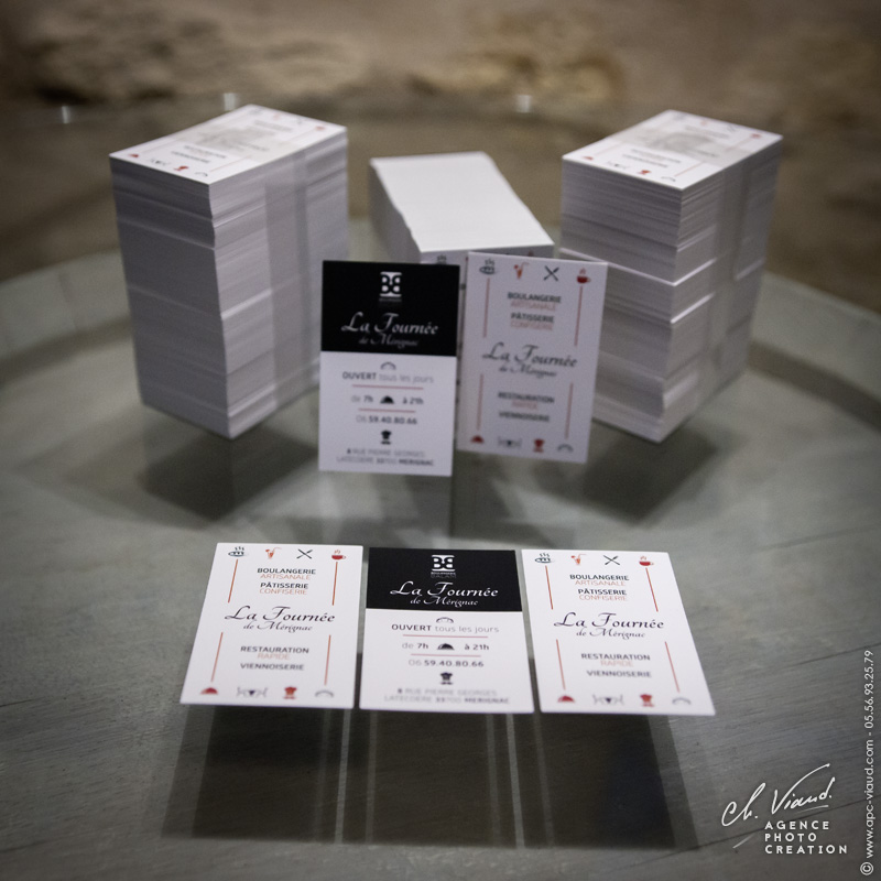 Création carte de visite pour une boulangerie