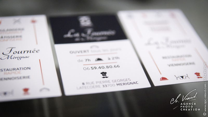 Création carte de visite pour une boulangerie