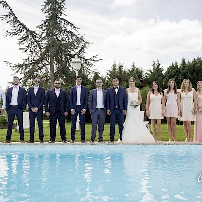 Reportage mariage, photo de groupe