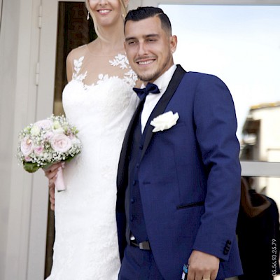 Reportage mariage, photo de la sortie de la mairie