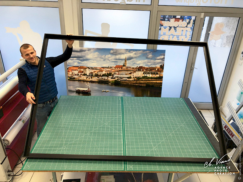 Caisse américaine taille XL en sur mesure pour l'impression sur toile