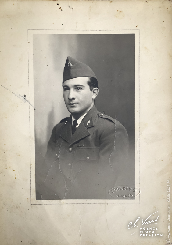 reproduction et restauration de photo ancienne pour encadrement