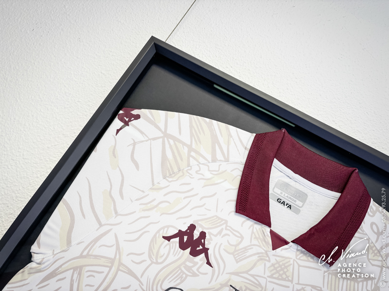 cadre sur mesure pour t-shirt equipe de rugby UBB