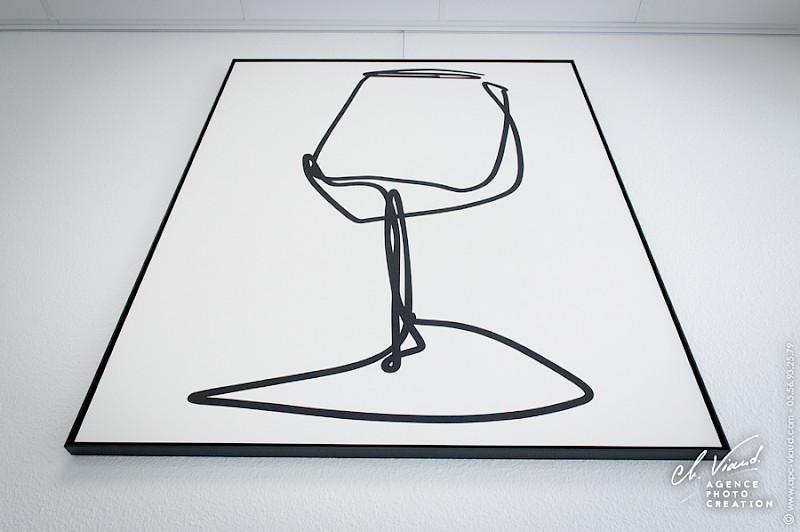 Papier d'art hahnemühle et cadre caisse américaine aluminium