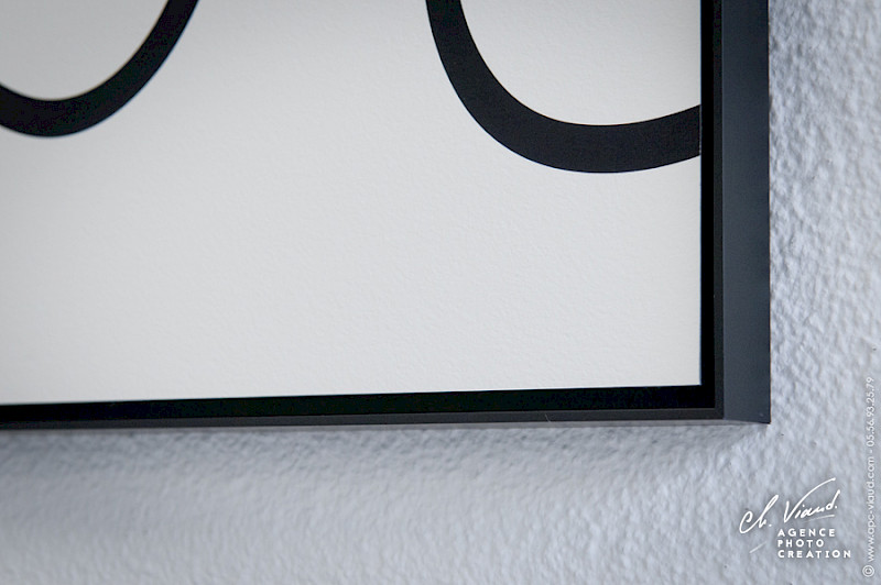 angle de la caisse américaine noire aluminium